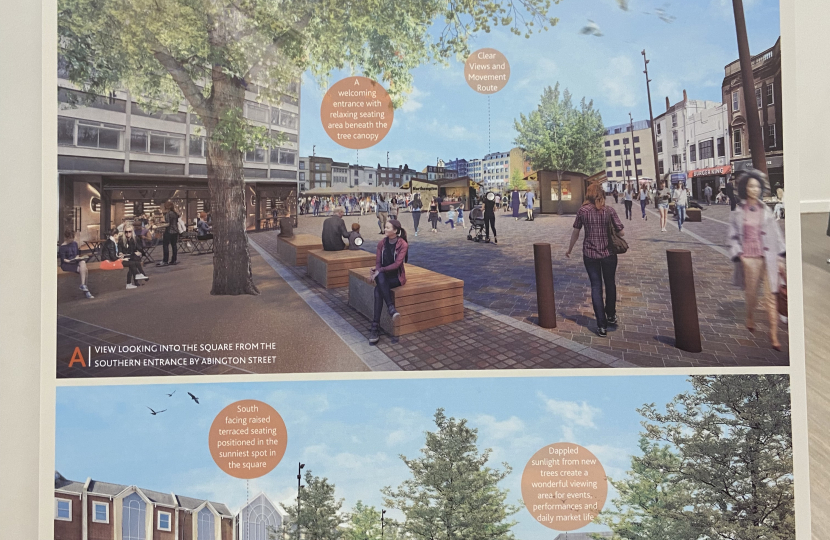 One of the Regeneration plans up in Grosvenor Shopping Centre 